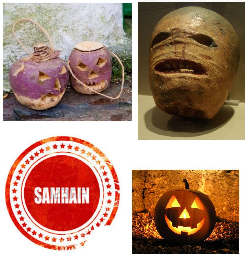 The tradition of carving pumpkins originated in Ireland.