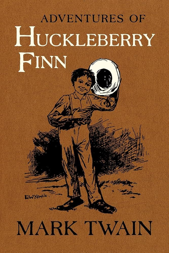 The Adventures of Huckleberry Finn book cover