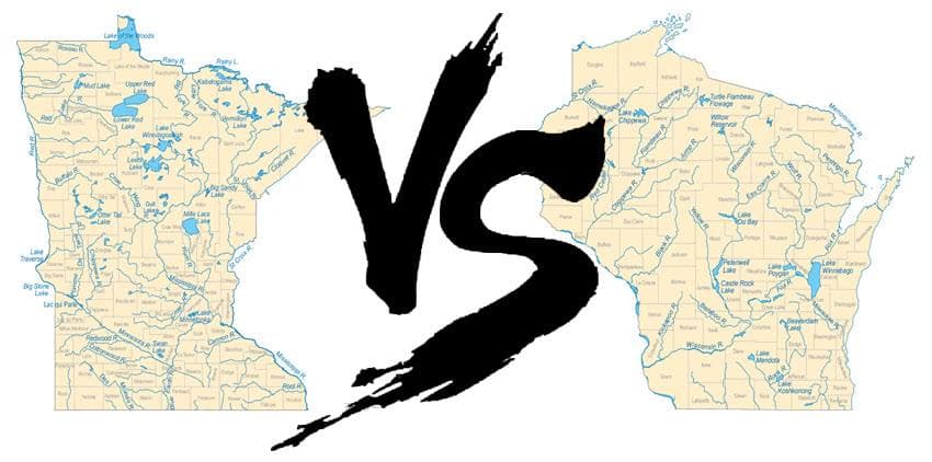 Though Minnesota is known as The Land of 10,000 Lakes, they actually have 11,842 lakes. Furthermore, they have 6,564 natural rivers and streams that cumulatively flow for 69,000 miles.