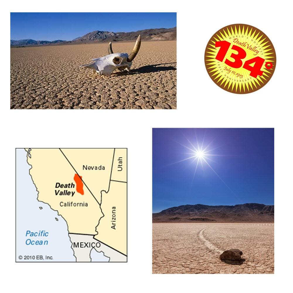 The hottest temperature ever recorded on planet earth was 134⁰ F, made in Death Valley, California on July 10, 1913.