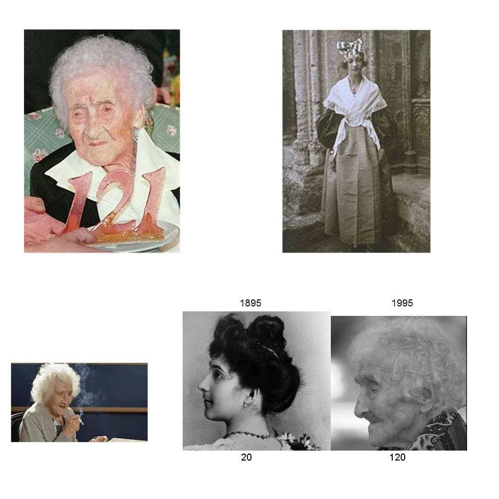 The oldest living person was Jeanne Calment of Aries, France who died at 122 years old.