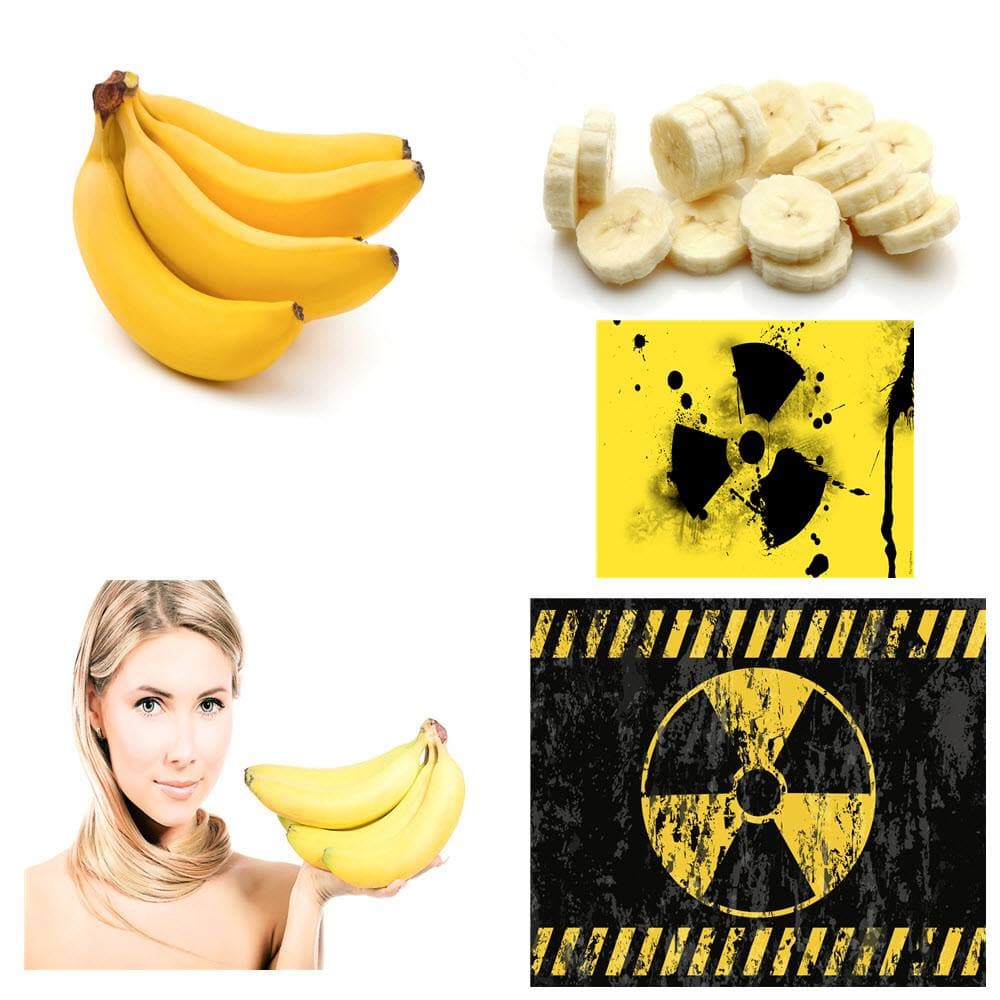 Bananas are naturally radioactive.