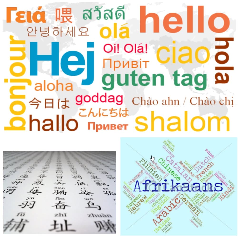 There are roughly 6,500 spoken languages in the world today; 1,500 in Africa alone. That being said, about 2,000 of the worlds languages have fewer than 1,000 speakers.